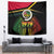 Vanuatu Constitution Day Tapestry Polynesian Tattoo and Pig Tusk Since 1979