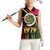 Vanuatu Constitution Day Women Sleeveless Polo Shirt Polynesian Tattoo and Pig Tusk Since 1979