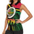 Vanuatu Constitution Day Women Sleeveless Polo Shirt Polynesian Tattoo and Pig Tusk Since 1979