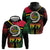 Vanuatu Constitution Day Zip Hoodie Polynesian Tattoo and Pig Tusk Since 1979