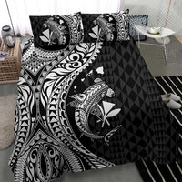 Aloha Hawaii Hammerhead Shark Bedding Set Black Kakau and Polynesian Tattoo LT03 - Polynesian Pride