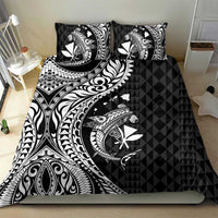 Aloha Hawaii Hammerhead Shark Bedding Set Black Kakau and Polynesian Tattoo LT03 - Polynesian Pride