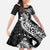 Aloha Hawaii Hammerhead Shark Family Matching Summer Maxi Dress and Hawaiian Shirt Black Kakau and Polynesian Tattoo LT03