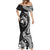 Aloha Hawaii Hammerhead Shark Mermaid Dress Black Kakau and Polynesian Tattoo LT03