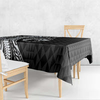 Aloha Hawaii Hammerhead Shark Tablecloth Black Kakau and Polynesian Tattoo LT03 - Polynesian Pride
