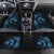 Aloha Hawaii Hammerhead Shark Car Mats Blue Kakau and Polynesian Tattoo LT03