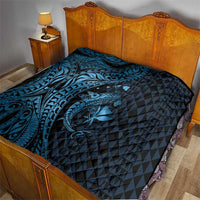 Aloha Hawaii Hammerhead Shark Quilt Blue Kakau and Polynesian Tattoo LT03 - Polynesian Pride