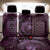 Aloha Hawaii Hammerhead Shark Back Car Seat Cover Purple Kakau and Polynesian Tattoo LT03