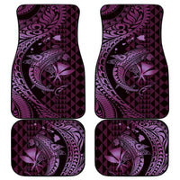 Aloha Hawaii Hammerhead Shark Car Mats Purple Kakau and Polynesian Tattoo LT03 - Polynesian Pride