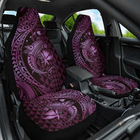 Aloha Hawaii Hammerhead Shark Car Seat Cover Purple Kakau and Polynesian Tattoo LT03 One Size Purple - Polynesian Pride