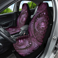 Aloha Hawaii Hammerhead Shark Car Seat Cover Purple Kakau and Polynesian Tattoo LT03 - Polynesian Pride
