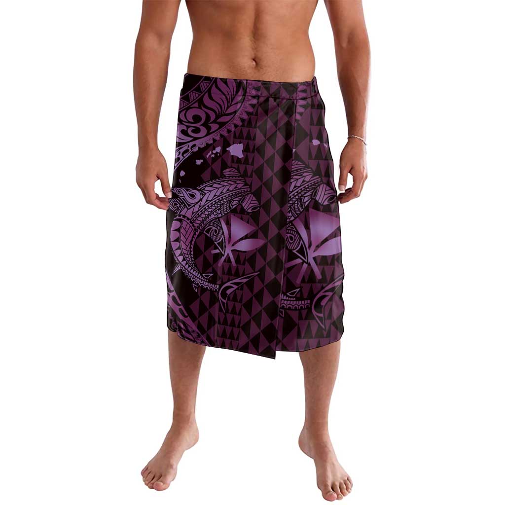 Aloha Hawaii Hammerhead Shark Lavalava Purple Kakau and Polynesian Tattoo LT03 Purple - Polynesian Pride
