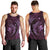 Aloha Hawaii Hammerhead Shark Men Tank Top Purple Kakau and Polynesian Tattoo LT03