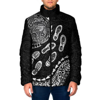 Hawaii Running Padded Jacket Polynesian Tribal Tattoo LT03 Men Black - Polynesian Pride