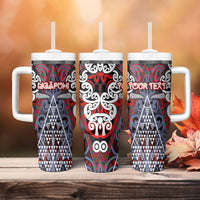 Personalised Aotearoa Iwi Ngapuhi Tumbler With Handle Maori Motif Tribal LT03 - Polynesian Pride