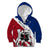 Samoa Rugby Kid Hoodie Siva Tau Dance Polynesian Tattoo Brush Style LT03 Zip Hoodie Red - Polynesian Pride