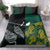 South Africa and New Zealand Bedding Set King Protea and Silver Fern Mix Culture Pattern LT03 - Polynesian Pride