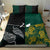 South Africa and New Zealand Bedding Set King Protea and Silver Fern Mix Culture Pattern LT03 - Polynesian Pride