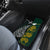 South Africa and New Zealand Car Mats King Protea and Silver Fern Mix Culture Pattern LT03 - Polynesian Pride