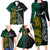 South Africa and New Zealand Family Matching Long Sleeve Bodycon Dress and Hawaiian Shirt King Protea and Silver Fern Mix Culture Pattern LT03 - Polynesian Pride