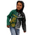 South Africa and New Zealand Kid Hoodie King Protea and Silver Fern Mix Culture Pattern LT03 - Polynesian Pride