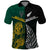 South Africa and New Zealand Polo Shirt King Protea and Silver Fern Mix Culture Pattern LT03 Black - Polynesian Pride