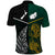 South Africa and New Zealand Polo Shirt King Protea and Silver Fern Mix Culture Pattern LT03 - Polynesian Pride