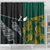 South Africa and New Zealand Shower Curtain King Protea and Silver Fern Mix Culture Pattern LT03 - Polynesian Pride