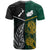 South Africa and New Zealand T Shirt King Protea and Silver Fern Mix Culture Pattern LT03 - Polynesian Pride