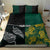 Personalised South Africa and New Zealand Bedding Set King Protea and Silver Fern Mix Culture Pattern LT03 - Polynesian Pride