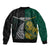 Personalised South Africa and New Zealand Bomber Jacket King Protea and Silver Fern Mix Culture Pattern LT03 - Polynesian Pride