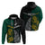 Personalised South Africa and New Zealand Hoodie King Protea and Silver Fern Mix Culture Pattern LT03 - Polynesian Pride