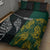 Personalised South Africa and New Zealand Quilt Bed Set King Protea and Silver Fern Mix Culture Pattern LT03 - Polynesian Pride