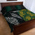 Personalised South Africa and New Zealand Quilt Bed Set King Protea and Silver Fern Mix Culture Pattern LT03 - Polynesian Pride