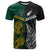 Personalised South Africa and New Zealand T Shirt King Protea and Silver Fern Mix Culture Pattern LT03 Black - Polynesian Pride