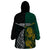 Personalised South Africa and New Zealand Wearable Blanket Hoodie King Protea and Silver Fern Mix Culture Pattern LT03 - Polynesian Pride