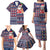 Hawaii Mele Kalikimaka Family Matching Puletasi Dress and Hawaiian Shirt Aloha and Christmas Elements Patchwork Blue Style LT03 - Polynesian Pride