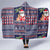 Hawaii Mele Kalikimaka Hooded Blanket Aloha and Christmas Elements Patchwork Blue Style LT03 - Polynesian Pride