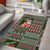 Hawaii Mele Kalikimaka Area Rug Aloha and Christmas Elements Patchwork Green Style LT03 - Polynesian Pride