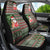 Hawaii Mele Kalikimaka Car Seat Cover Aloha and Christmas Elements Patchwork Green Style LT03 - Polynesian Pride