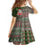 Hawaii Mele Kalikimaka Family Matching Off Shoulder Short Dress and Hawaiian Shirt Aloha and Christmas Elements Patchwork Green Style LT03 - Polynesian Pride