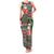 Hawaii Mele Kalikimaka Family Matching Tank Maxi Dress and Hawaiian Shirt Aloha and Christmas Elements Patchwork Green Style LT03 Mom's Dress Green - Polynesian Pride