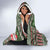 Hawaii Mele Kalikimaka Hooded Blanket Aloha and Christmas Elements Patchwork Green Style LT03 - Polynesian Pride