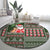 Hawaii Mele Kalikimaka Round Carpet Aloha and Christmas Elements Patchwork Green Style LT03 - Polynesian Pride