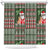 Hawaii Mele Kalikimaka Shower Curtain Aloha and Christmas Elements Patchwork Green Style LT03 Green - Polynesian Pride