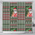 Hawaii Mele Kalikimaka Shower Curtain Aloha and Christmas Elements Patchwork Green Style LT03 - Polynesian Pride