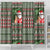 Hawaii Mele Kalikimaka Shower Curtain Aloha and Christmas Elements Patchwork Green Style LT03 - Polynesian Pride