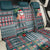 Hawaii Mele Kalikimaka Back Car Seat Cover Aloha and Christmas Elements Patchwork Turquoise Style LT03 - Polynesian Pride