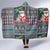 Hawaii Mele Kalikimaka Hooded Blanket Aloha and Christmas Elements Patchwork Turquoise Style LT03 - Polynesian Pride