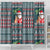 Hawaii Mele Kalikimaka Shower Curtain Aloha and Christmas Elements Patchwork Turquoise Style LT03 - Polynesian Pride